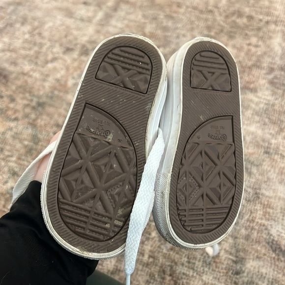 Converse All Star Polka Dot High Top Custom Size Toddler 4 (Isa on Side) - Picture 4 of 4